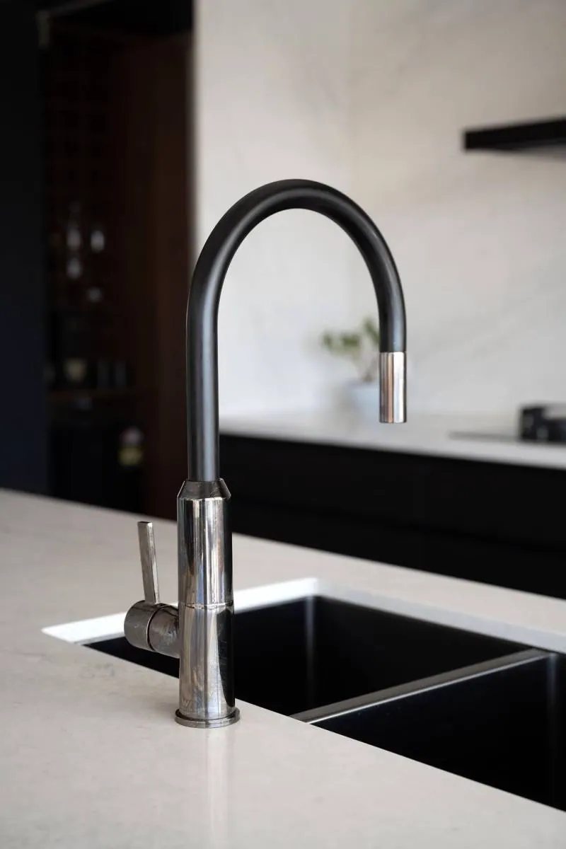 Tap and undermount sink detail in the Murrumbateman kitchen